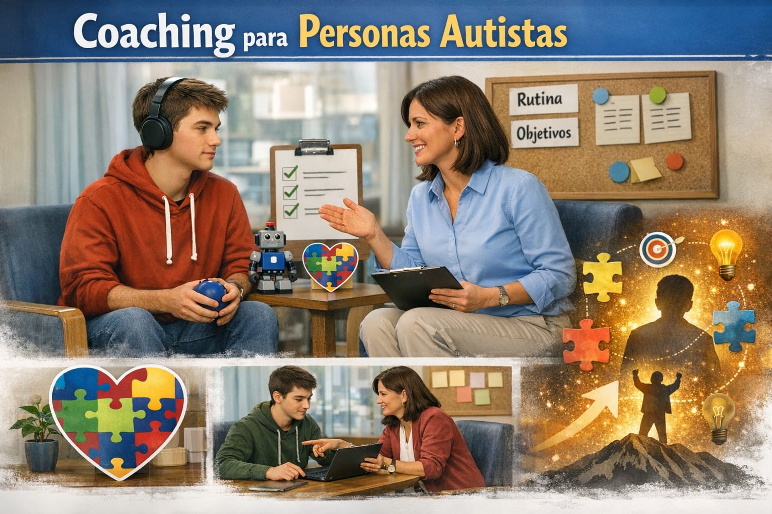 El Poder del Coaching para el Espectro Autista:  Acompañando a Personas Neurodivergentes a Desarrollar su Potencial